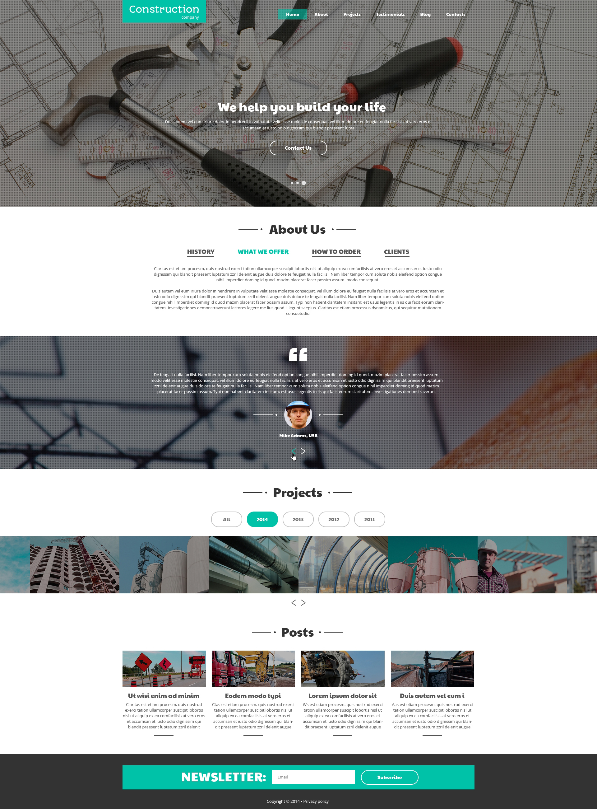 Construction Companies Joomla Template