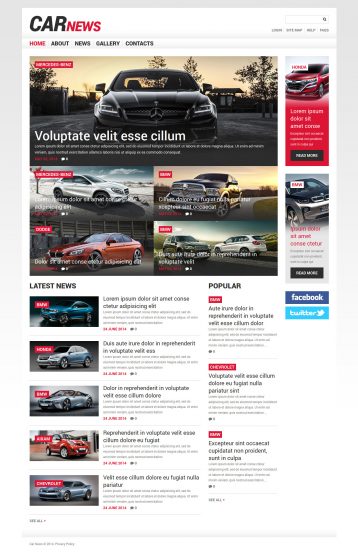 Car Template Responsive Joomla Template