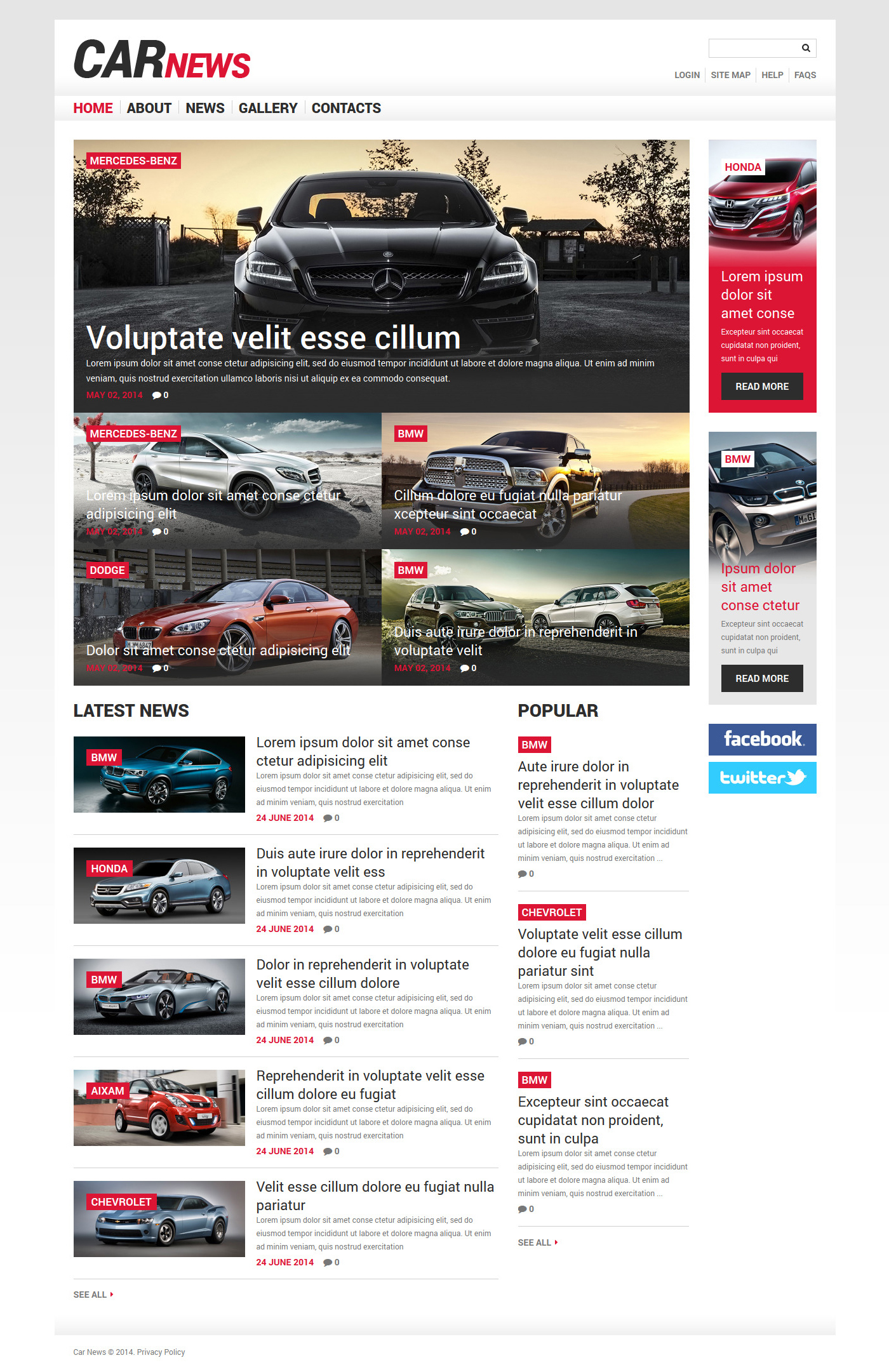 Car Template Responsive Joomla Template