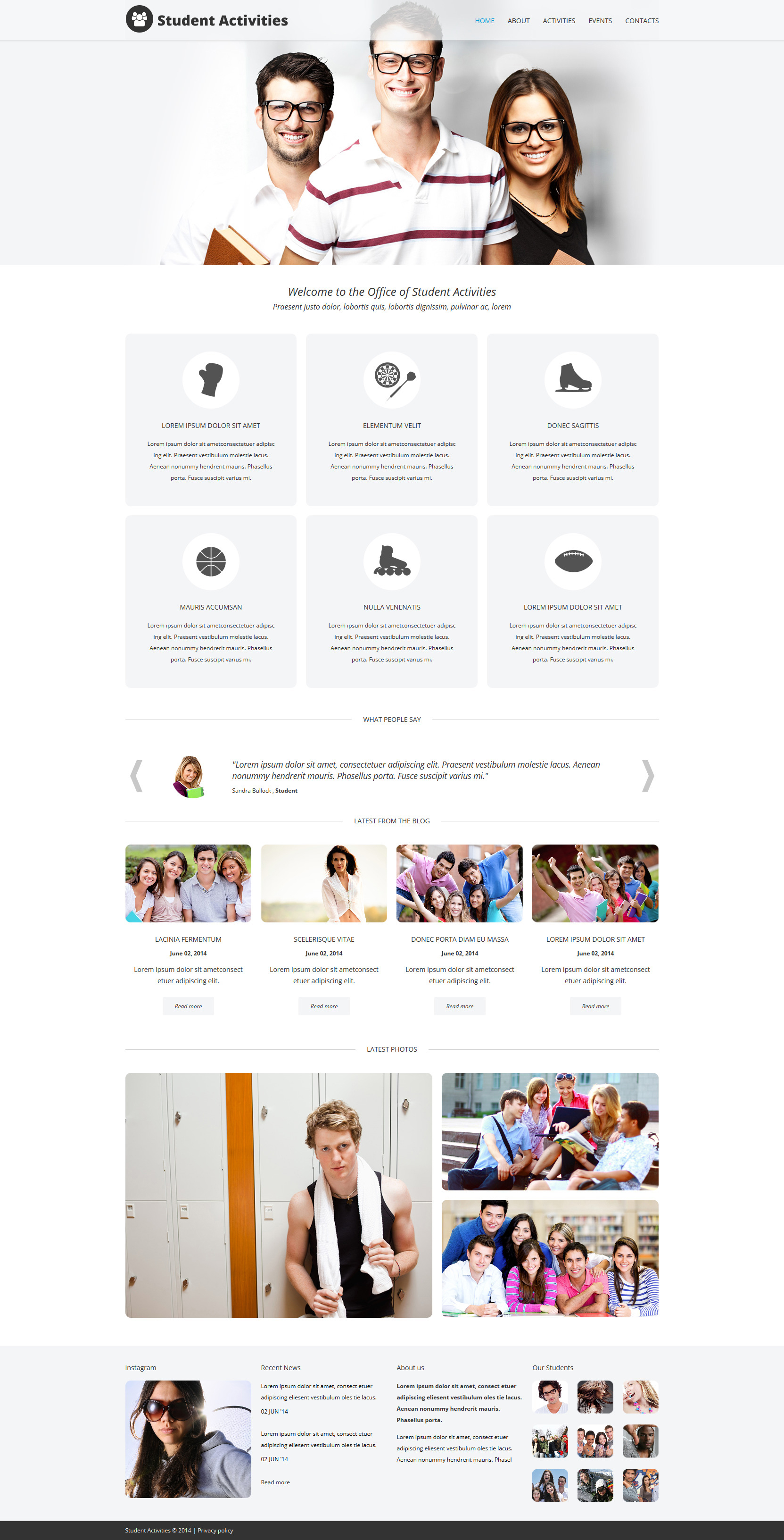 Campus Fun Board Joomla Template