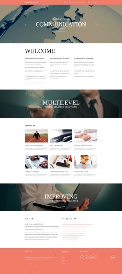 Communication Joomla Template