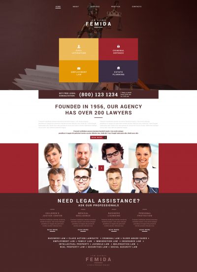 Law Adviser Joomla Template