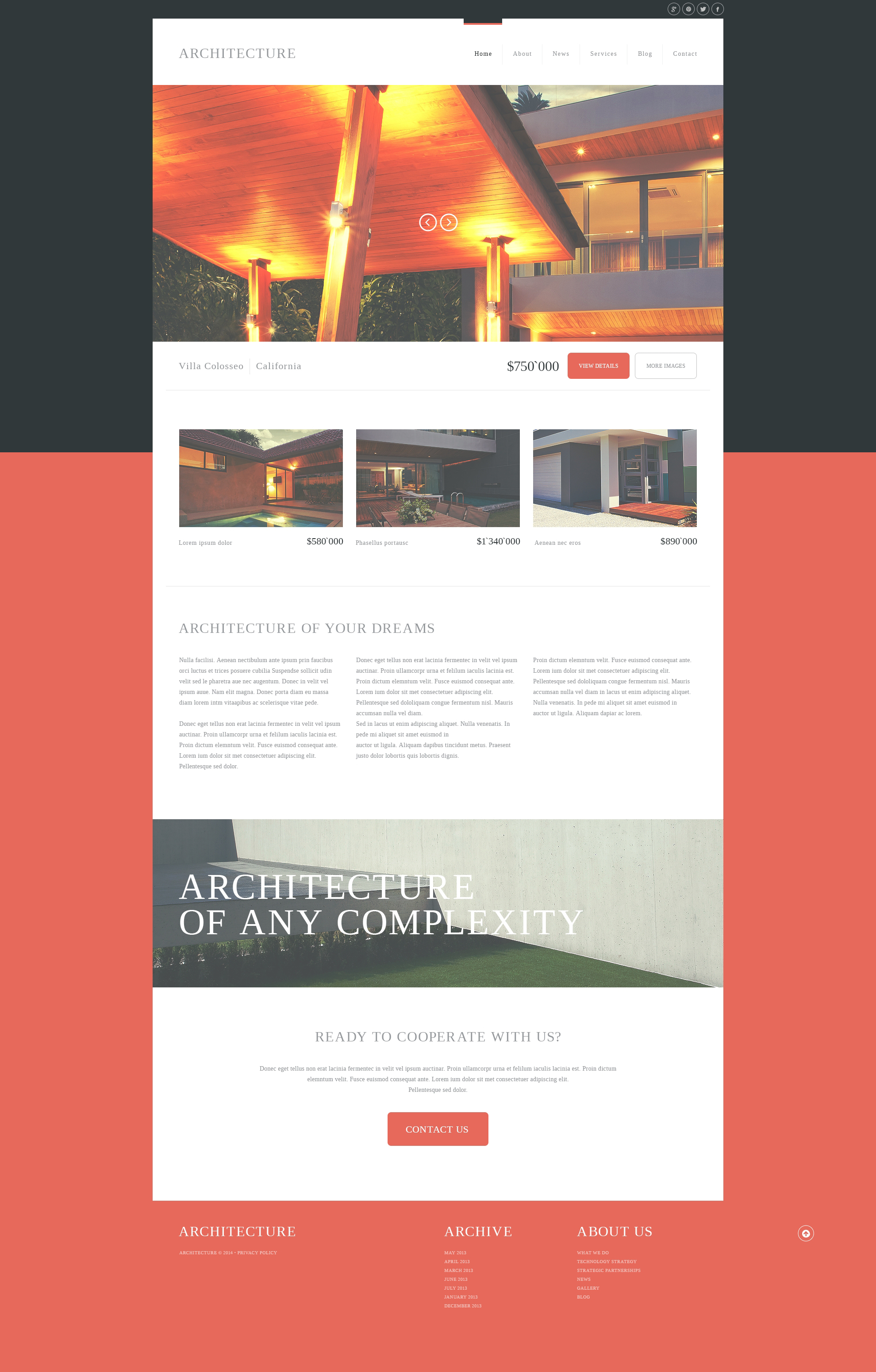 Modern Architecture Joomla Template