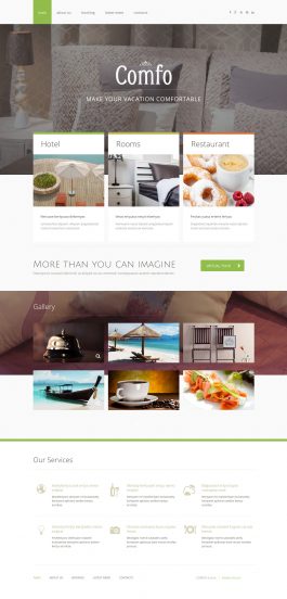 Cozy Vacation Joomla Template