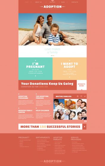 Adopt Abandoned Kids Joomla Template