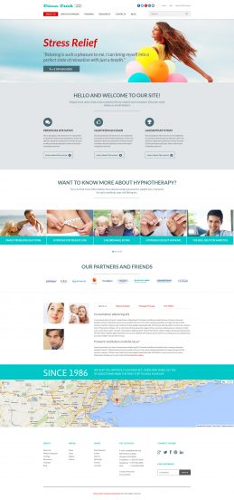 Hypnosis Therapy Joomla Template