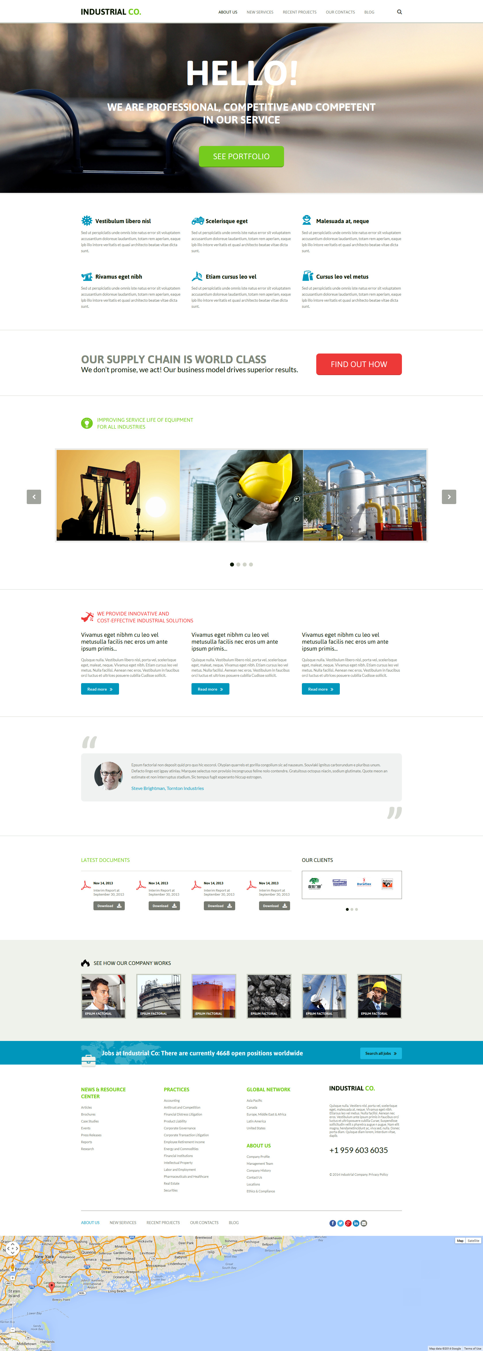 Industrial Template Joomla Template