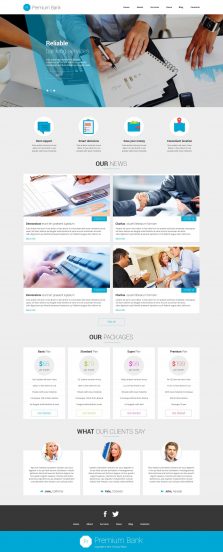 Financial Institution Joomla Template