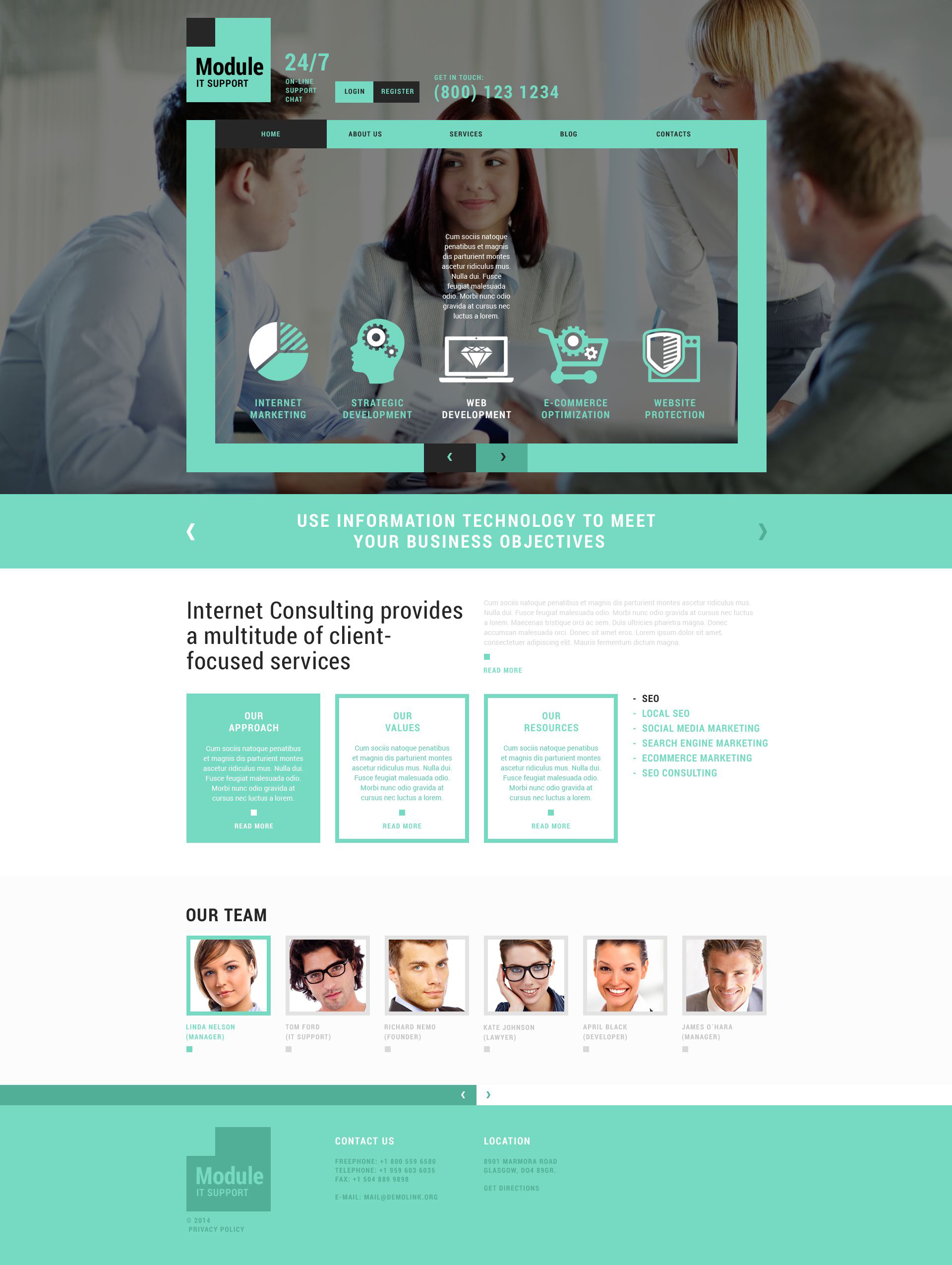 IT Company Joomla Template