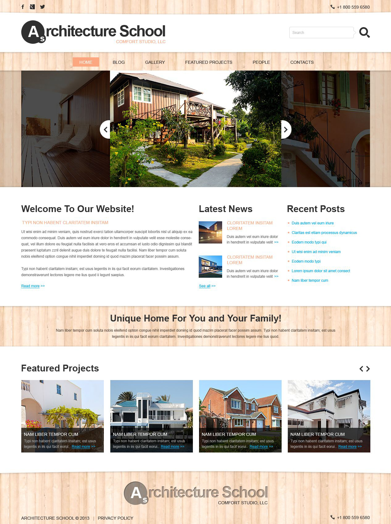 Architecture Template Responsive Joomla Template