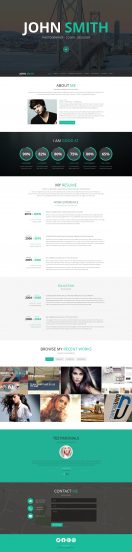 Online Resume Joomla Template