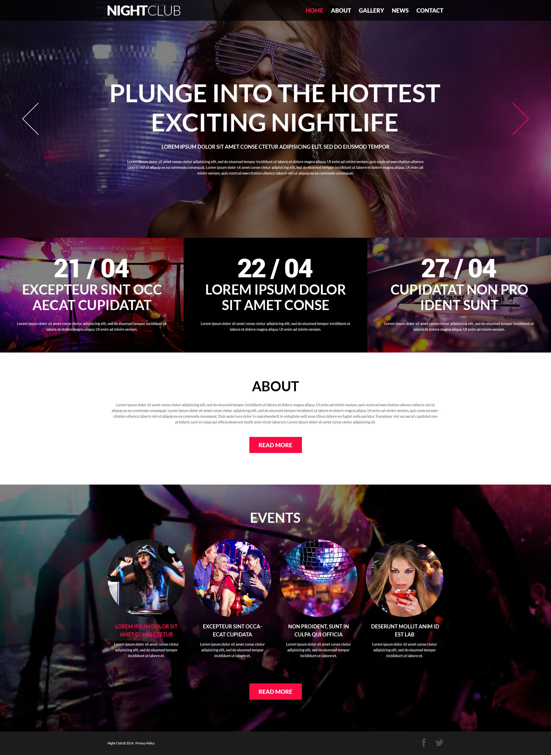 Party Animals Nightclub Joomla Template