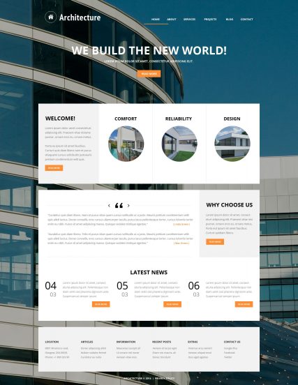 Building Art Joomla Template