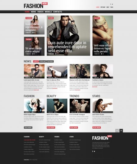 Fashion Template Responsive Joomla Template