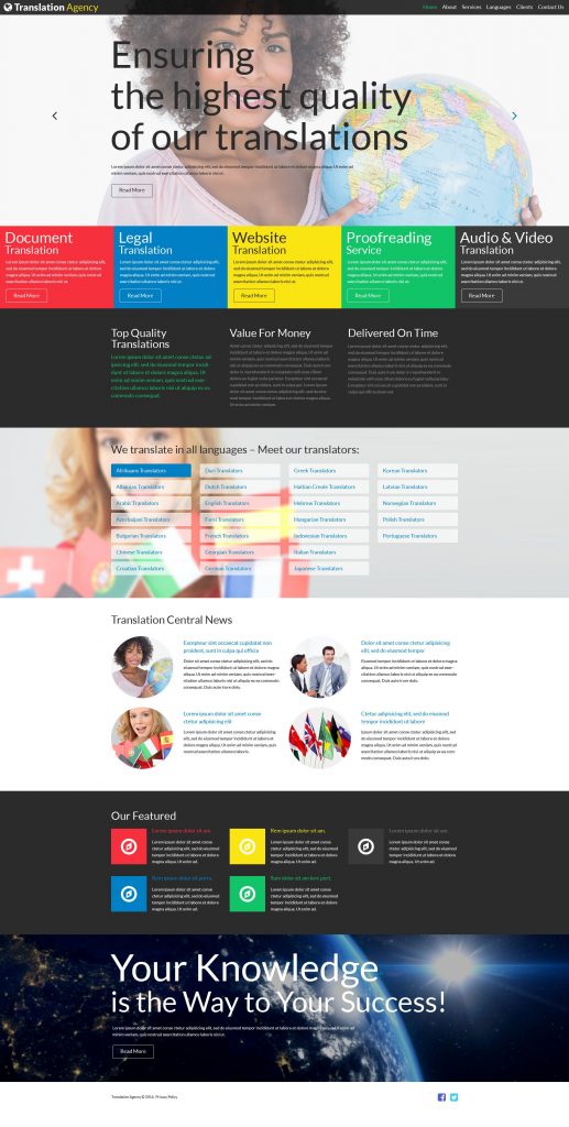 Translation Bureau Templates Archives Zemez Joomla