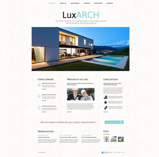 Architecture Template Joomla Template