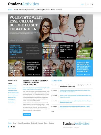 Education Template Responsive Joomla Template