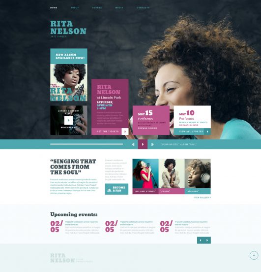Personal Page Template Responsive Joomla Template