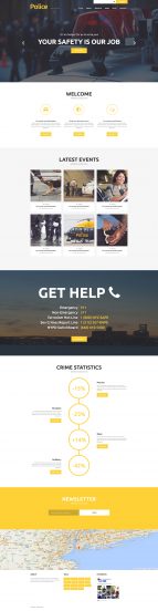 Police Department Joomla Template