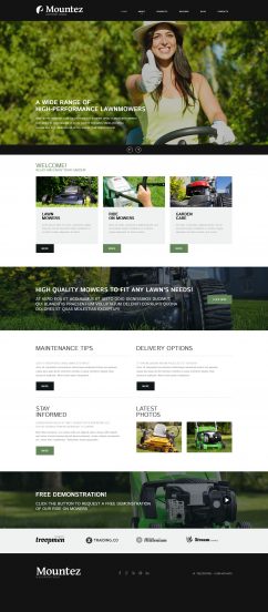 Lawn Styling Joomla Template