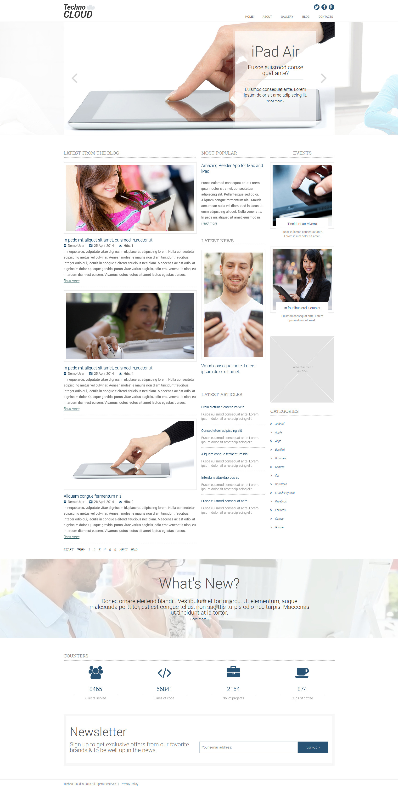 Electronics Review Template Responsive Joomla Template