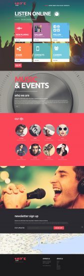 Online Radio Joomla Template