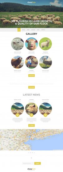 Sheep Farm Joomla Template