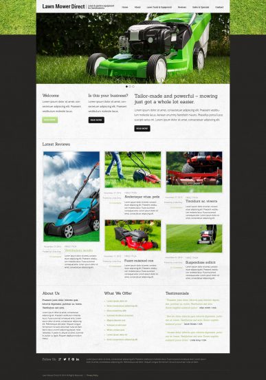 Landscape Design Template Responsive Joomla Template