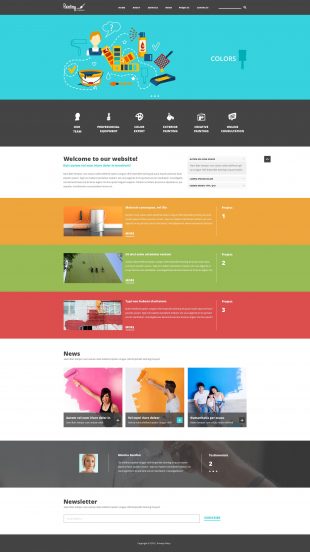 Painting Company Joomla Template