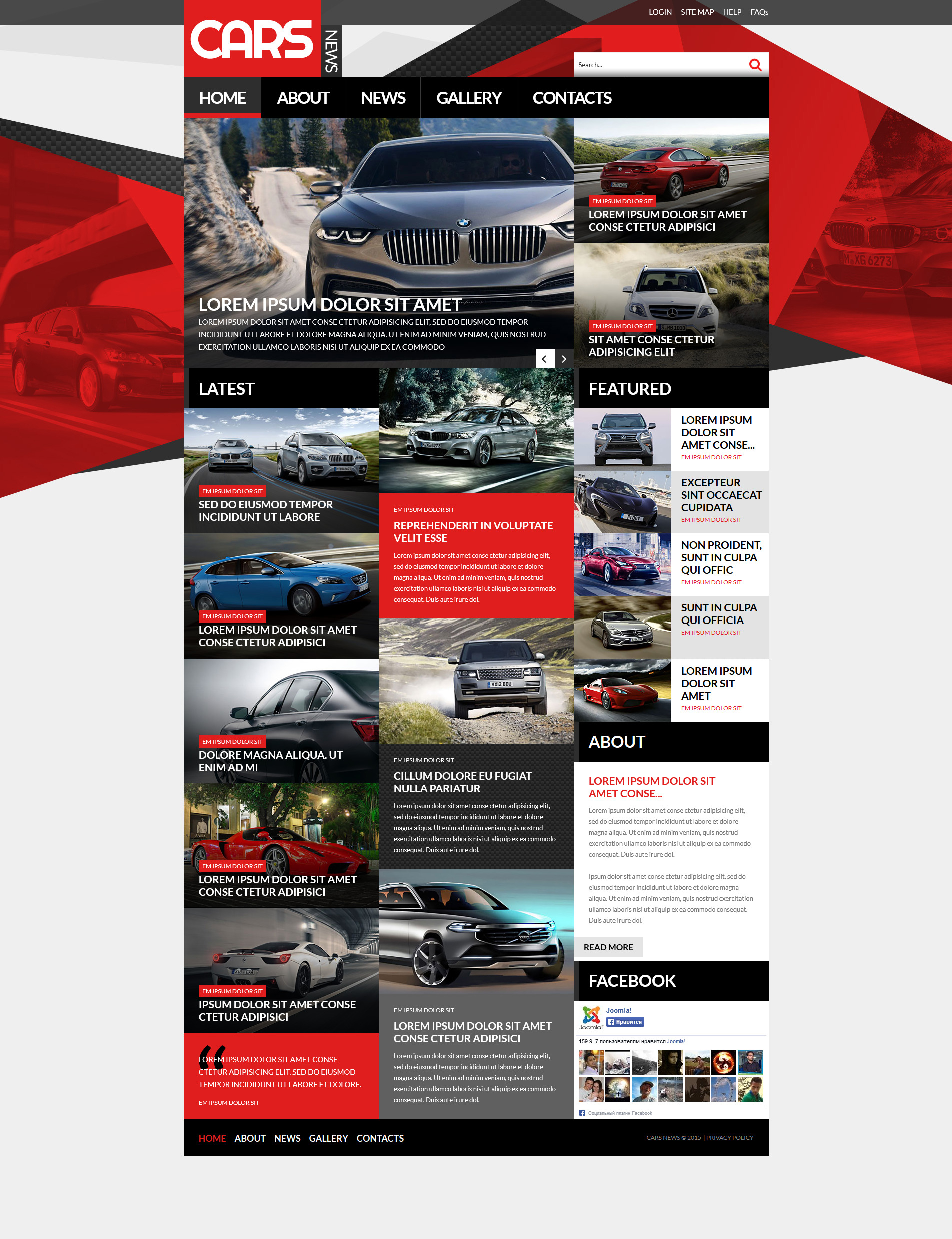 Automobile Joomla Template