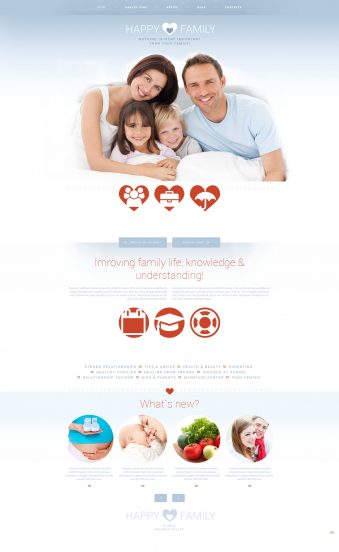 Family Template Responsive Joomla Template