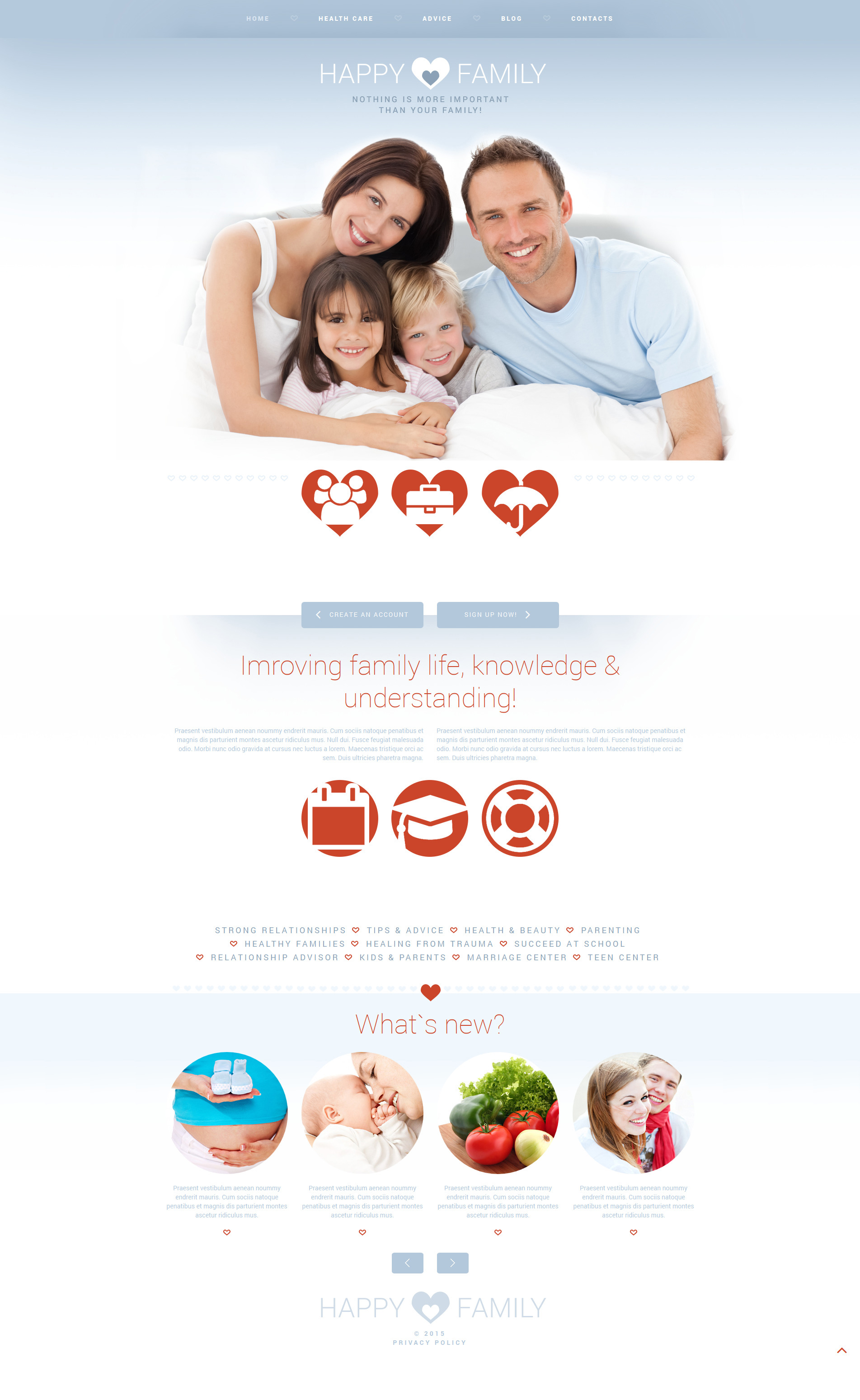 Family Template Responsive Joomla Template