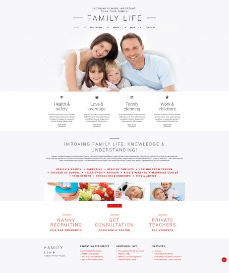 Family Joomla Template