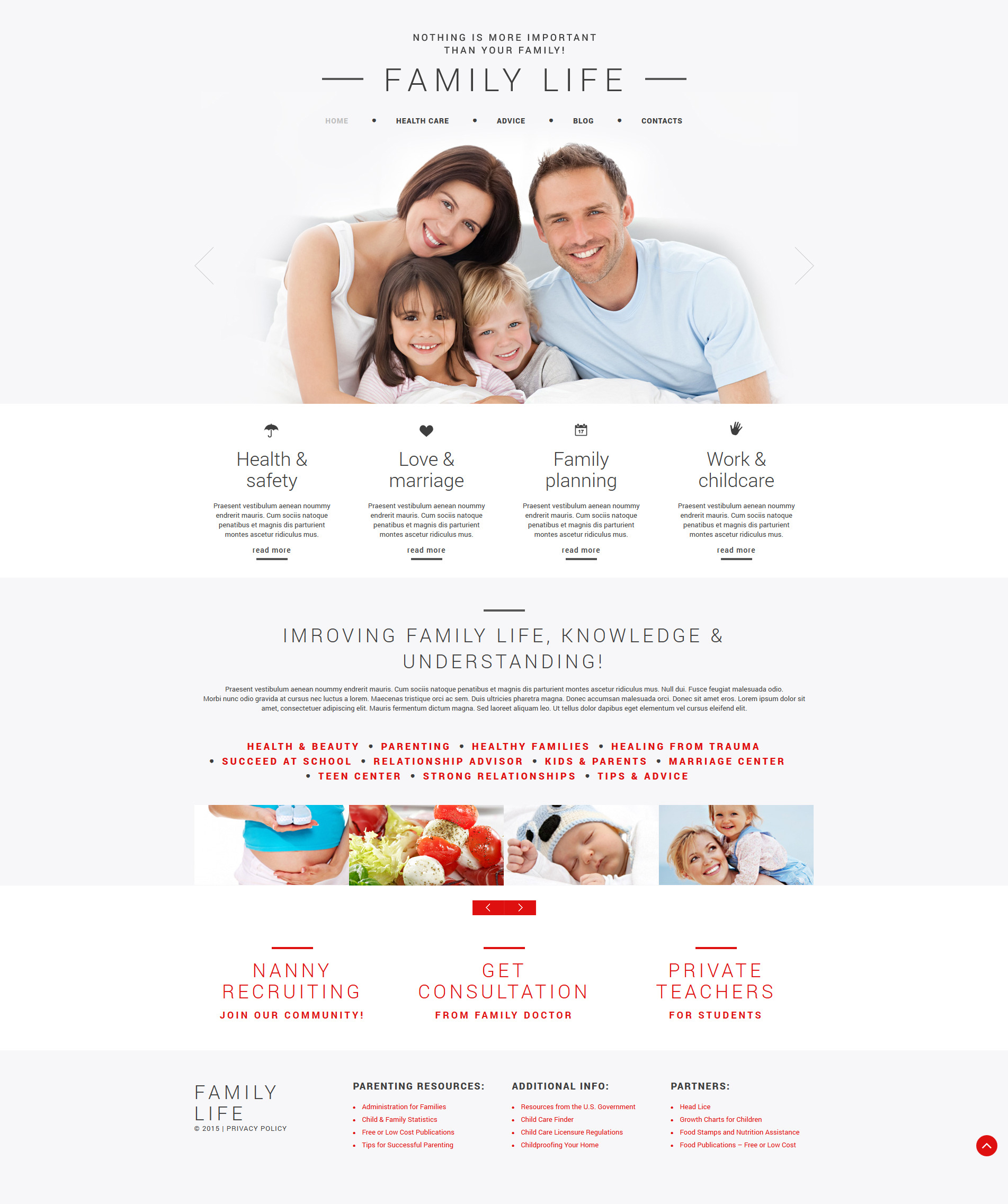 Family Joomla Template