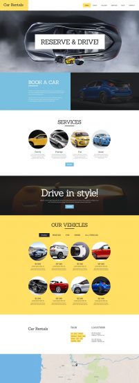 Car Rental Joomla Template