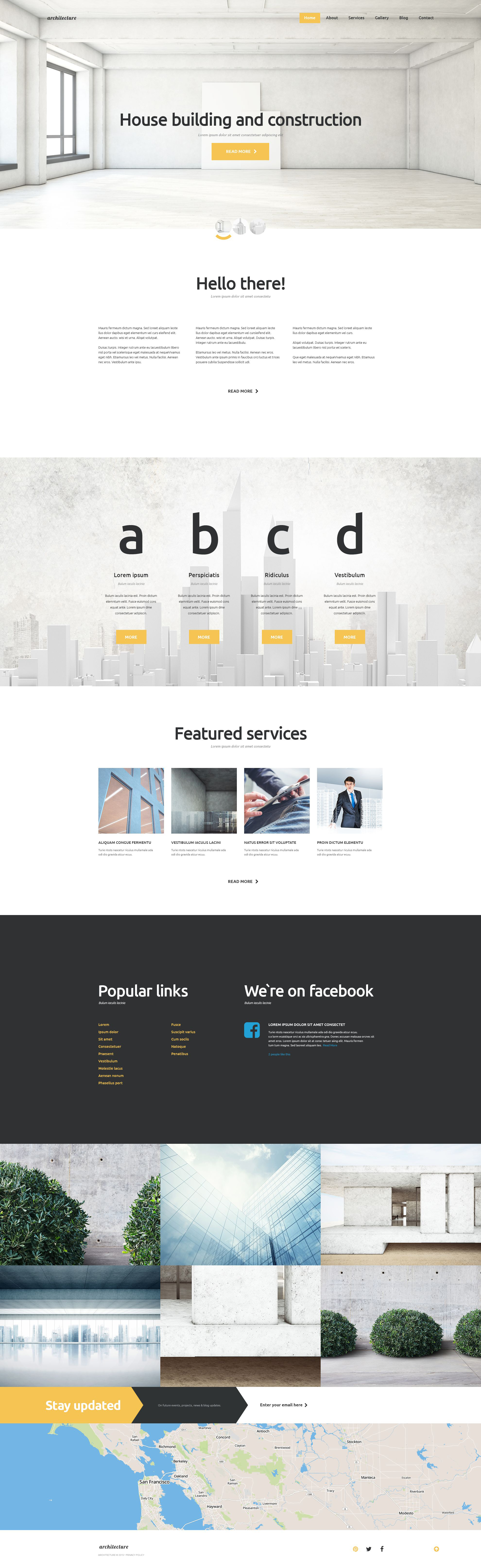 Architecture Joomla Template