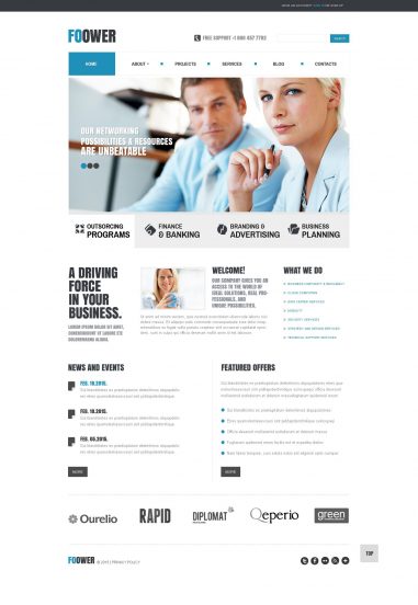 Business Template Responsive Joomla Template