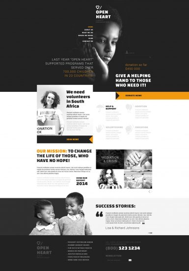 Charitable Donation Joomla Template