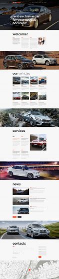 Rental Cars Joomla Template