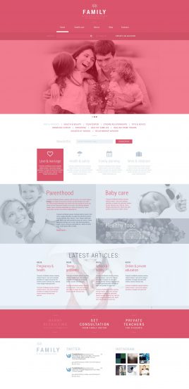 Family Club Joomla Template