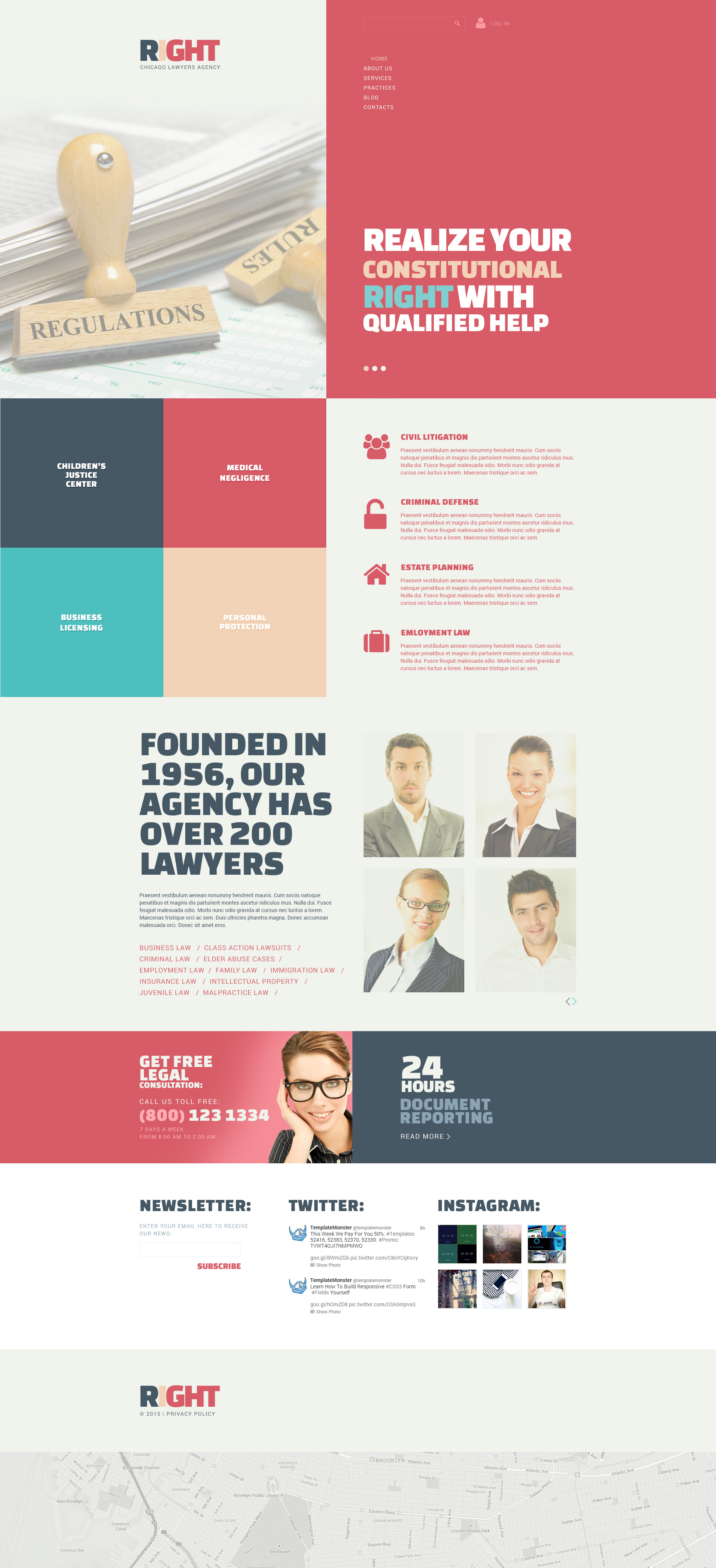 Lawyers Agency Joomla Template