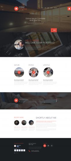 Mike Smone Joomla Template