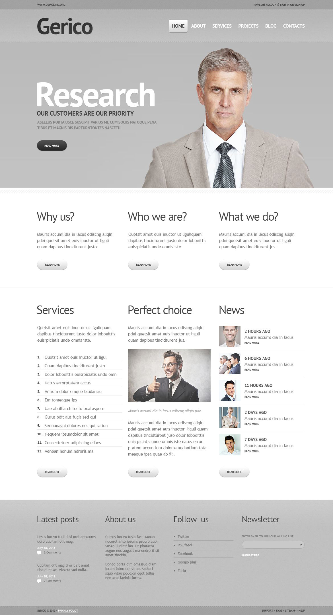 Business Template Responsive Joomla Template