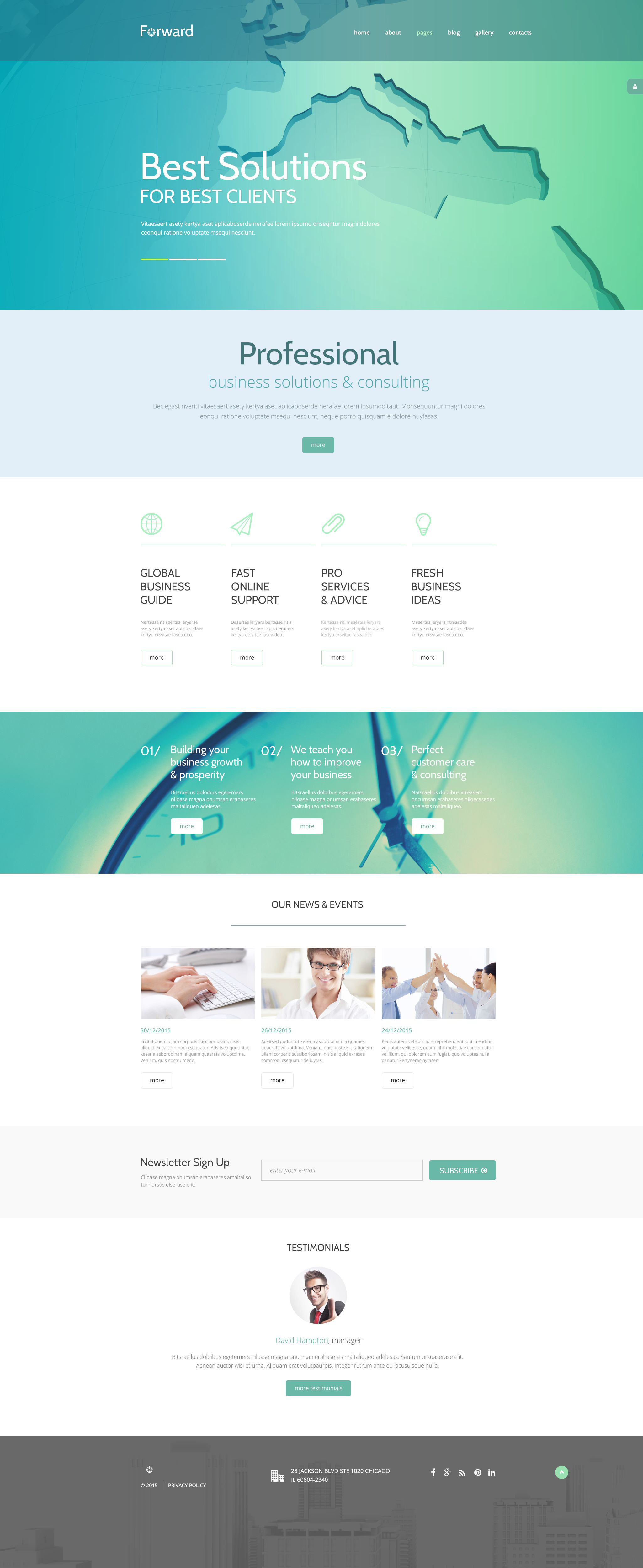 Forward Joomla Template