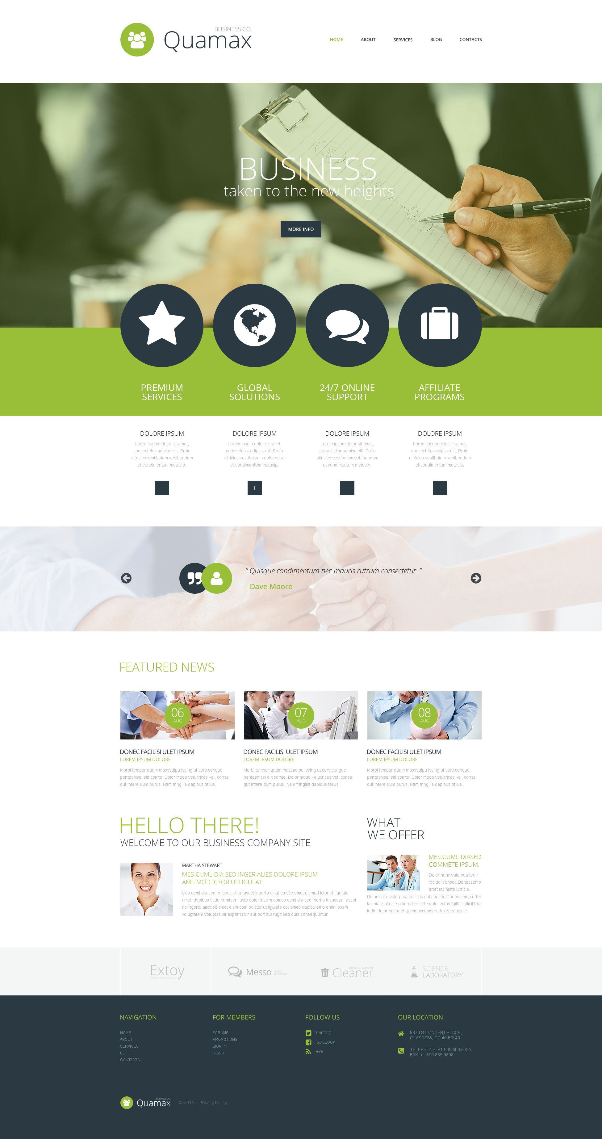 Business Template Responsive Joomla Template