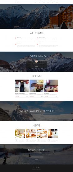 Hotels and Motels Joomla Template