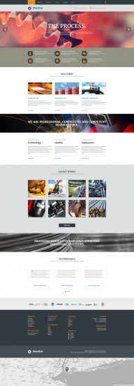 Industrial Company Joomla Template