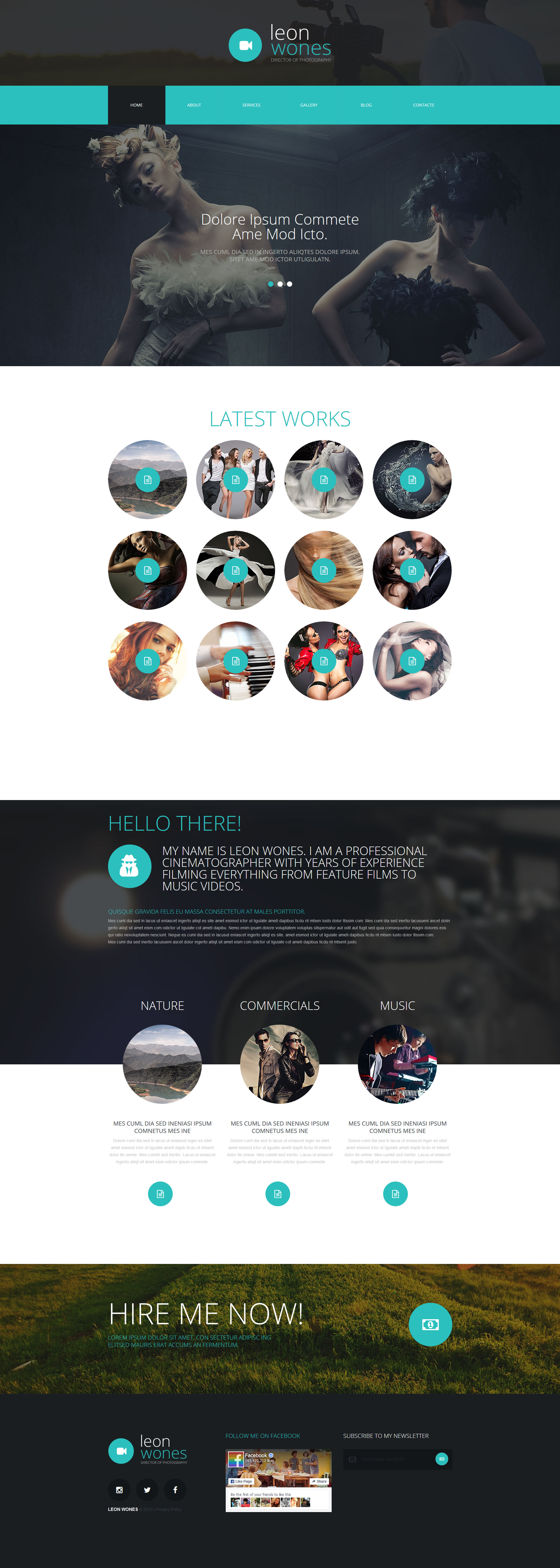 Photography Director Joomla Template