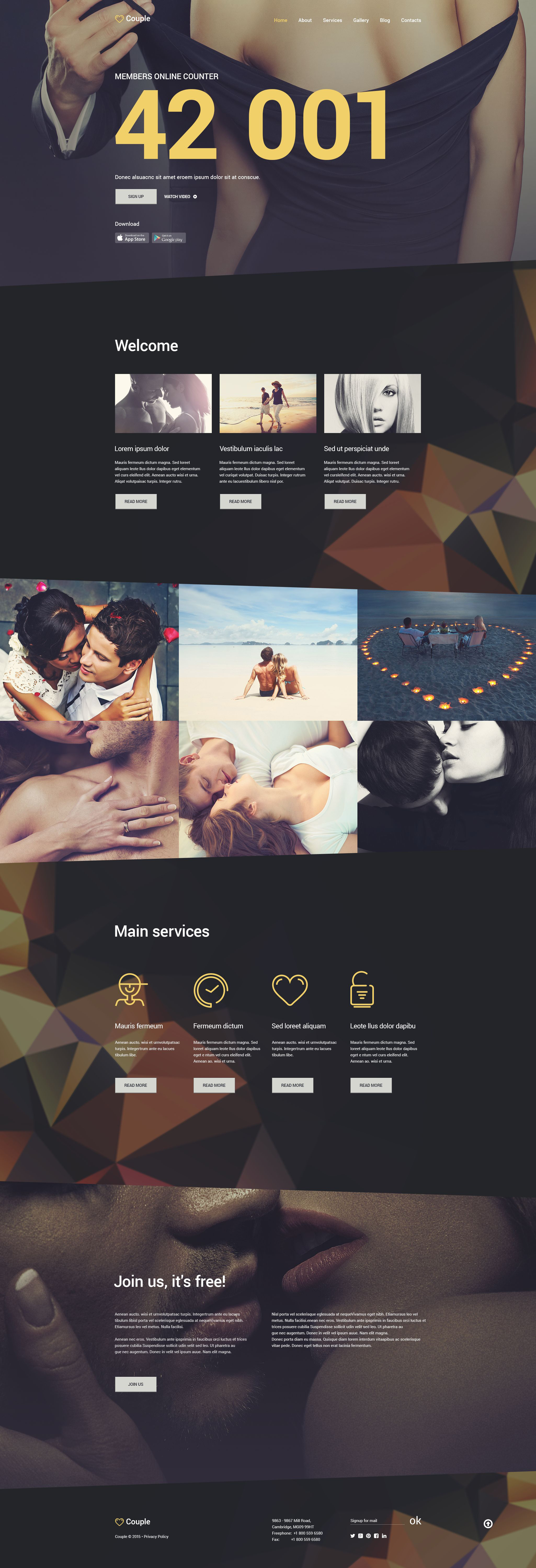 Couple Joomla Template