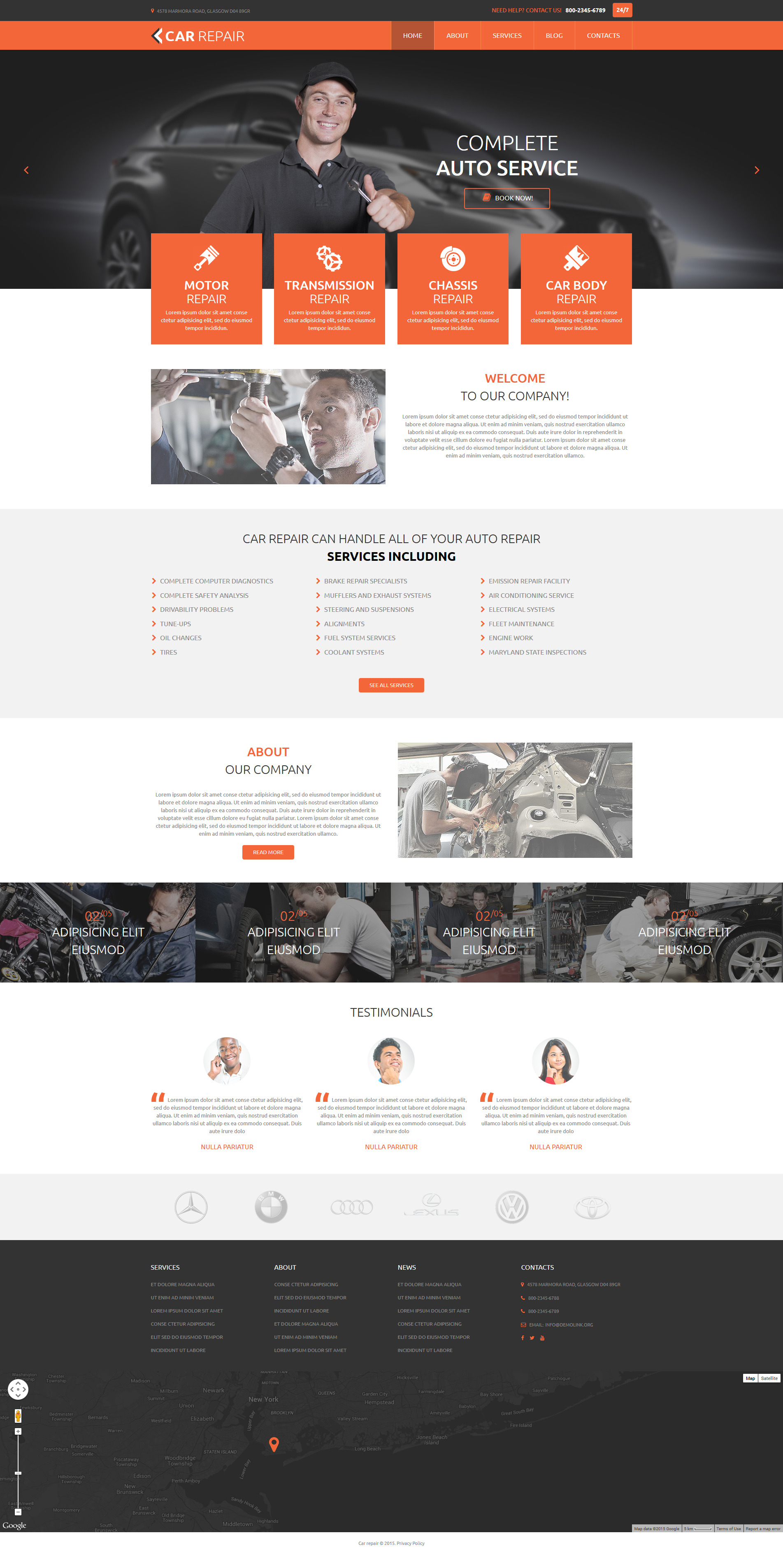 Car Repair Joomla Template